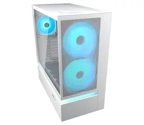 COUGAR CFV235 Mesh biela / Skriňa PC / Midi Tower / ATX / ARGB / mesh panel / temperované sklo