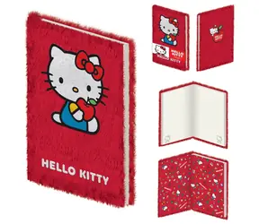 Pyramíd Plyšový blok Hello Kitty DPL10 / Zošit / A5 / Linkovaný