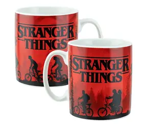 PALADONE XL hrnček Stranger Things so samolepkou / Keramika / 500 ml