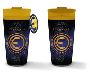 PYRAMID Cestovný hrnček Eternals / Nerezový / 450 ml / Termo stena / Licenčný design