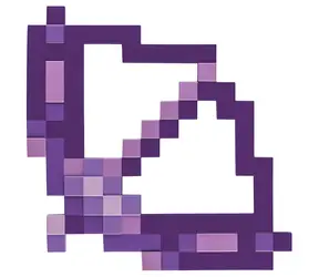 DISGUISE Lúk a šíp Minecraft / Hračka / Replika zbrane / Purpurová