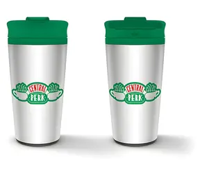 PYRAMID Cestovný hrnček Stranger Things Priatelia / nerez / 450 ml / uzatvárateľné viečko