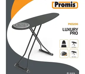 Promis LUXURY PRO / Žehliaca doska / Oválne / Skladacia / šedý poťah / nastaviteľná výška