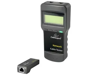 Gembird NCT-31 čierny / Tester káblov / RJ-45 / RJ-11 / RG-58 / LCD displej