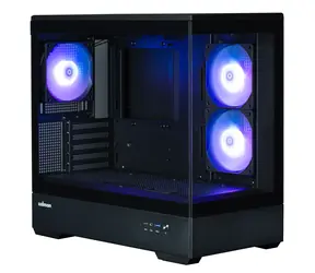 Zalman P30 čierna/biela / PC skriňa / Mini-Tower / mATX / Tvrdené sklo