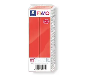 FIMO Modelovacia hmota Soft indická červená / 454 g / zapekanie 110 ° C / 30 min