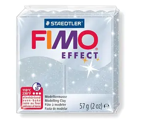 FIMO Modelovacia hmota Effect strieborná trblietavá / 57 g / Zapekanie 110 ° C / 30 min
