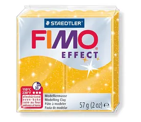 FIMO Modelovacia hmota Effect zlatá trblietavá / 57 g / Zapekanie 110 ° C / 30 min