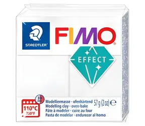 FIMO Modelovacia hmota Effect Galaxy biela / 57 g / vypaľovanie v rúre 110 °C / 30 min