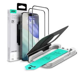 ESR UltraFit / Ochranné sklo / Apple iPhone 16 Pro, 17 / 2 ks / Temperované sklo / Priehľadné