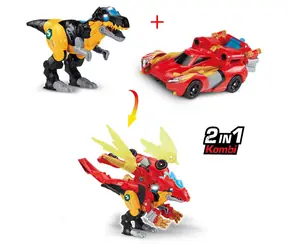 VTech Akčná figúrka Switch & Go Combo Mega Dragon / Transformácia auto a T-Rex na draka / Zvuky a svetlá / 3-8 rokov