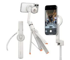 Spigen S582W béžová / Selfie tyč / MagFit+ / Bluetooth spúšť / 27,8-166,5 cm