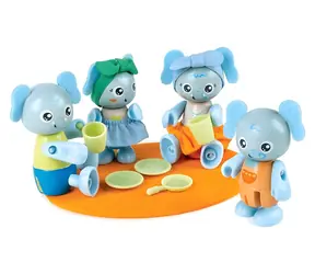 Hape Sada figúrok Slonia rodina / Green Planet Explorers / bambus a bioplast / od 3 rokov