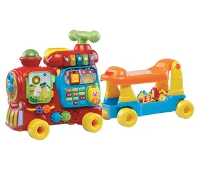 VTech ABC Vláčik 3v1 / Odrážadlo, ťahacia hračka a herná doska / od 12 do 36 mesiacov