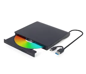 Gembird Externá DVD mechanika čierna / Optická mechanika / USB