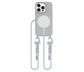Tech-Protect MagNecklace Apple iPhone 15 Pro šedá / Kryt s pútkom na krk / MagSafe