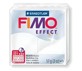 FIMO Modelovacia hmota Effect biela priesvitná / 8 ks / 57 g / Zapekanie 110 °C / 30 min