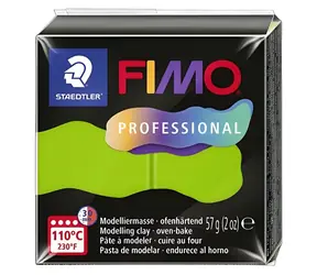FIMO Professional modelovacia hmota svetlo zelená / 57 g / vypaľovanie 110 °C / 8 dielov