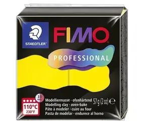 Fimo Professional žltá / Modelovacia hmota / 57 g / Pečenie pri 110 °C