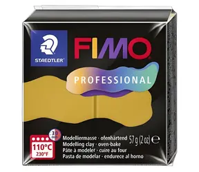 Fimo Professional okrová / Modelovacia hmota / 57 g / Pečenie pri 110 °C