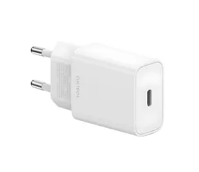 Cuktech 20W biela / Nabíjačka / USB-C / 20W / EU vidlica