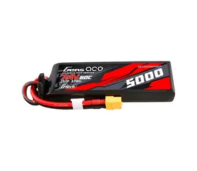 Gens ace G-Tech 5000mAh 2S1P / LiPo batéria / 7,4 V / 60C / PC púzdro / XT60