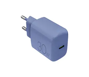 Puro PRO LITE modrá / Cestovný adaptér / USB-C / PD 30W