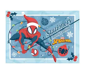 PYRAMID Adventný kalendár Spider-Man / 24 okienok / Papierenské potreby / Licenčný design