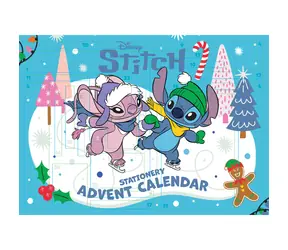 PYRAMID Adventný kalendár Lilo a Stitch / 24 okienok / Papierenské potreby / Licenčný design