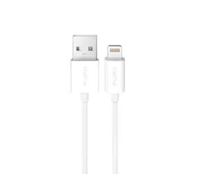 Puro TPE Kábel USB-A - Lightning biela