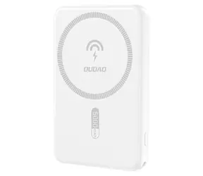 Dudao K14S biela / Powerbanka / Magnetická / 20W / 5000mAh / USB-A, USB-C