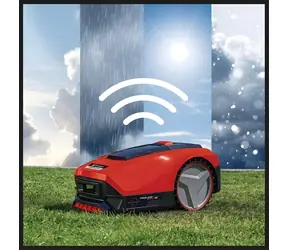Einhell Freelexo SMART 750 čierna, strieborná, červená / Robotická kosačka / až 750 m2 / 18V 3Ah / Multi-zóna
