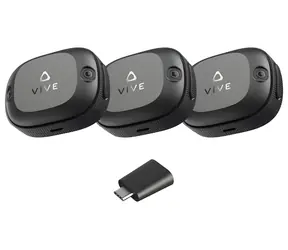 HTC VIVE Ultimate Tracker 3+1 Kit čierna / Sada pohybových senzorov pre VR / 6DoF sledovanie / 5 GHz Wi-Fi