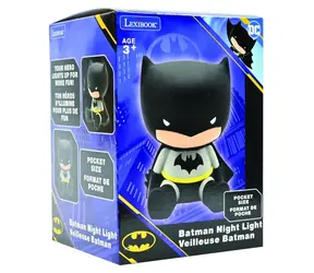 LEXIBOOK Vrecková lampička 3D Batman / LED / na batérie LR44 / od 3 rokov