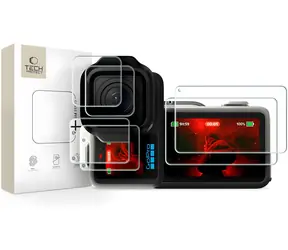 Tech-Protect Glass Fit+ pre GoPro Mission 1 a Pro / Ochranné sklo a fólie / Sada 2 ks