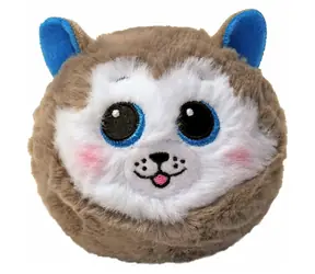 Ty Kľúčenka Bouncer SLUSH sivý Husky / 8 cm