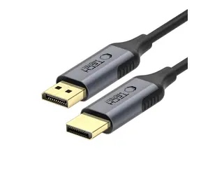 Tech-Protect UltraBoost čierna / Kábel DisplayPort / 2 m / 4K/60Hz