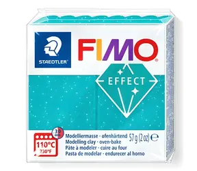 FIMO Modelovacia hmota Effect Galaxy tyrkysová / 57 g / vypaľovanie v rúre 110 ° C / 30 min