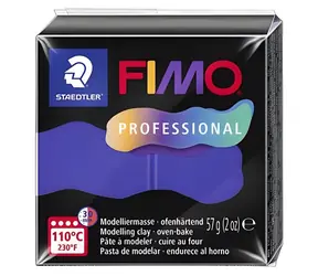 FIMO Professional Modelovacia hmota kráľovská modrá / 57 g / Pečenie v rúre 110 ° C / Pre dospelých aj deti