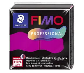 Fimo Professional magenta / Modelovacia hmota / 57 g / Pečenie pri 110 °C