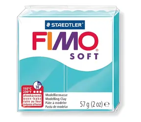 FIMO Modelovacia hmota Soft mätová zelená / 56 g / Pečenie v rúre 110°C