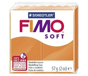 FIMO Modelovacia hmota Soft mandarínková / 56 g / Pečenie v rúre 110°C