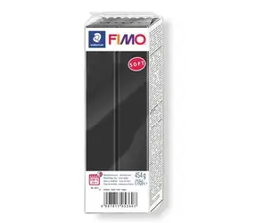 Fimo Soft čierna / Modelovacia hmota / 454 g / pečenie 110 °C