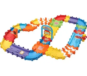 VTech Tut Tut Baby Flitzer - Cestná sada Deluxe / DE verzia / 29 dielikov / od 12 mesiacov do 5 rokov