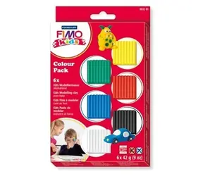 FIMO Sada modelovacích hmôt kids / 6× 42 g / pečenie v rúre 110 ° C / od 8 rokov