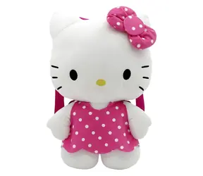 Cyp Brands Hello Kitty Batoh ružový / Plyšový / Nastaviteľné popruhy