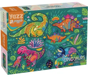 YAZZ Puzzle Dinosaury / 1000 dielikov / 68 x 48 cm