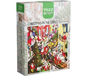 YAZZ Puzzle Vianočná ulica / 1023 dielikov / 60 x 60 cm