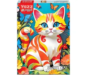 YAZZ Puzzle Roztomilá mačička / 1000 dielikov / 48 x 68 cm