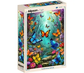 ALIPSON Puzzle Motýlie oblaky / 500 dielikov / 34,2 x 47,8 cm